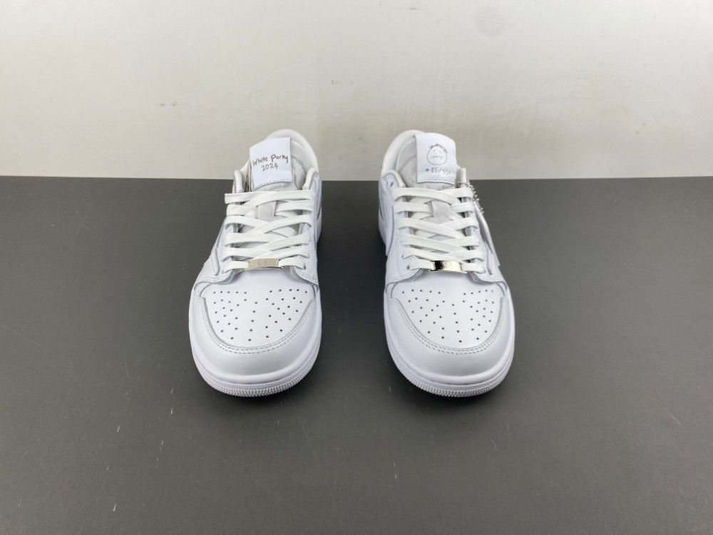Air Jordan 1 Retro Low OG SP Travis Scott Michael Rubin White Party (Friends and Family) TD1228-111