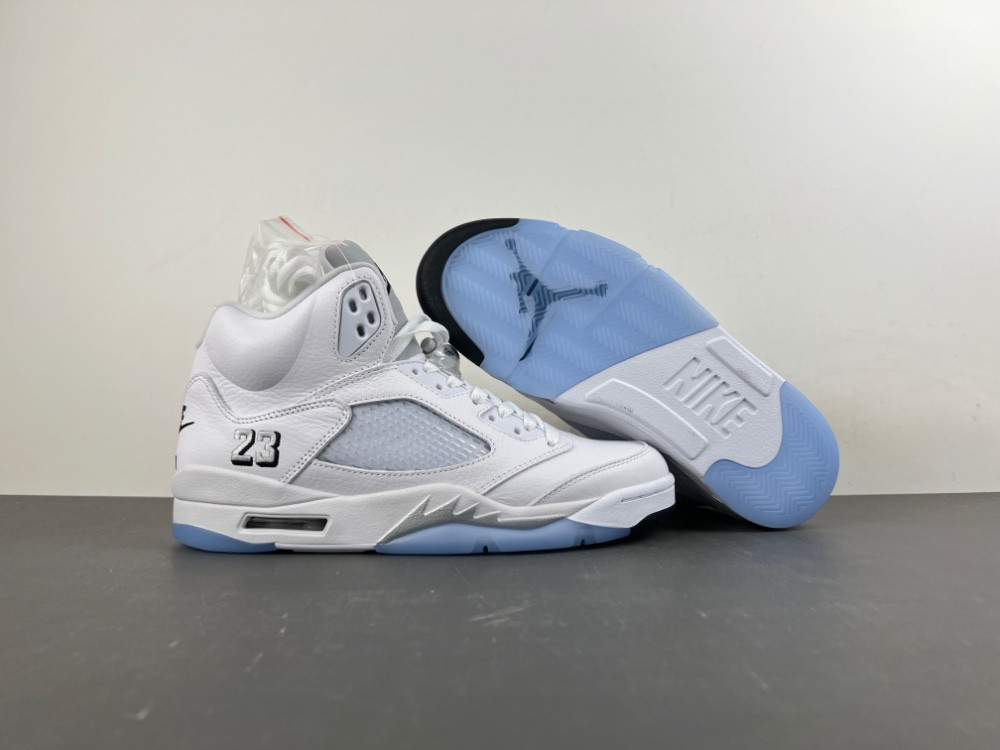 Air Jordan 5 White Metallic 2026 HQ7978-103