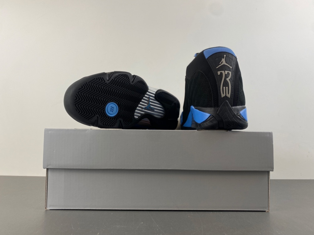 Air Jordan 14 "Black/University Blue" 487471-002