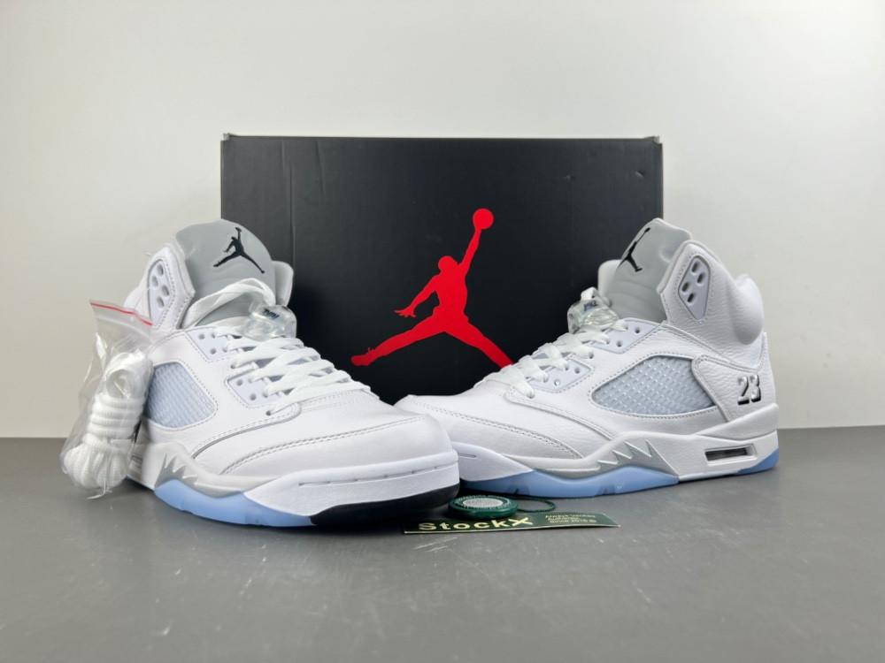 Air Jordan 5 White Metallic 2026 HQ7978-103