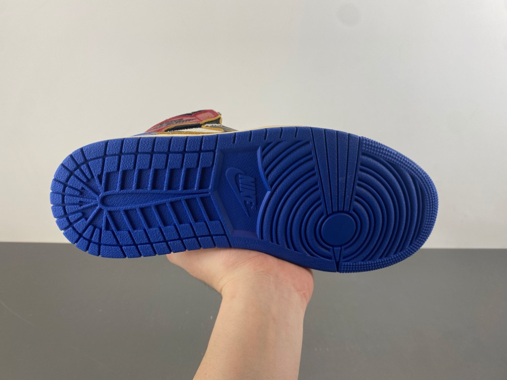 Jordan 1 Retro High OG SP Fragment x Union LA Varsity Red Sport Royal IO7847-002