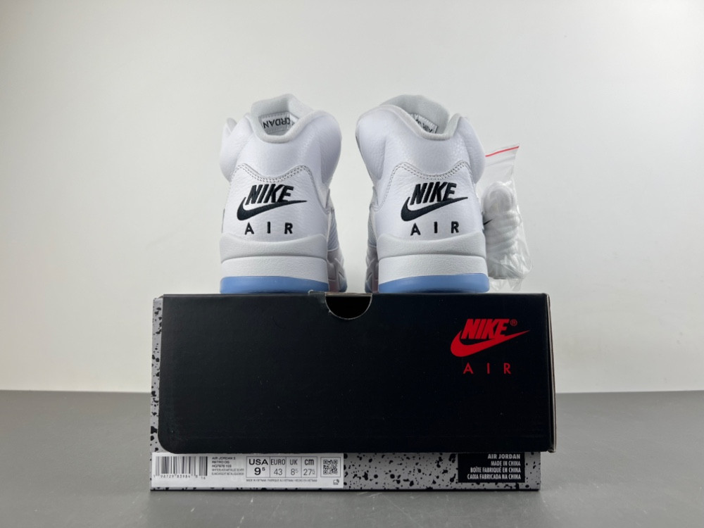 Air Jordan 5 White Metallic 2026 HQ7978-103