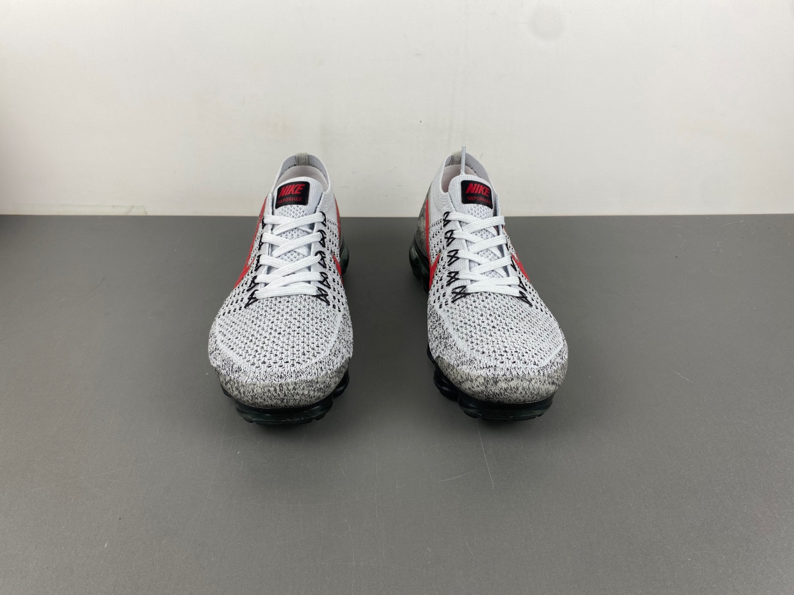 Nike Air VaporMax Platinum Red Black Men