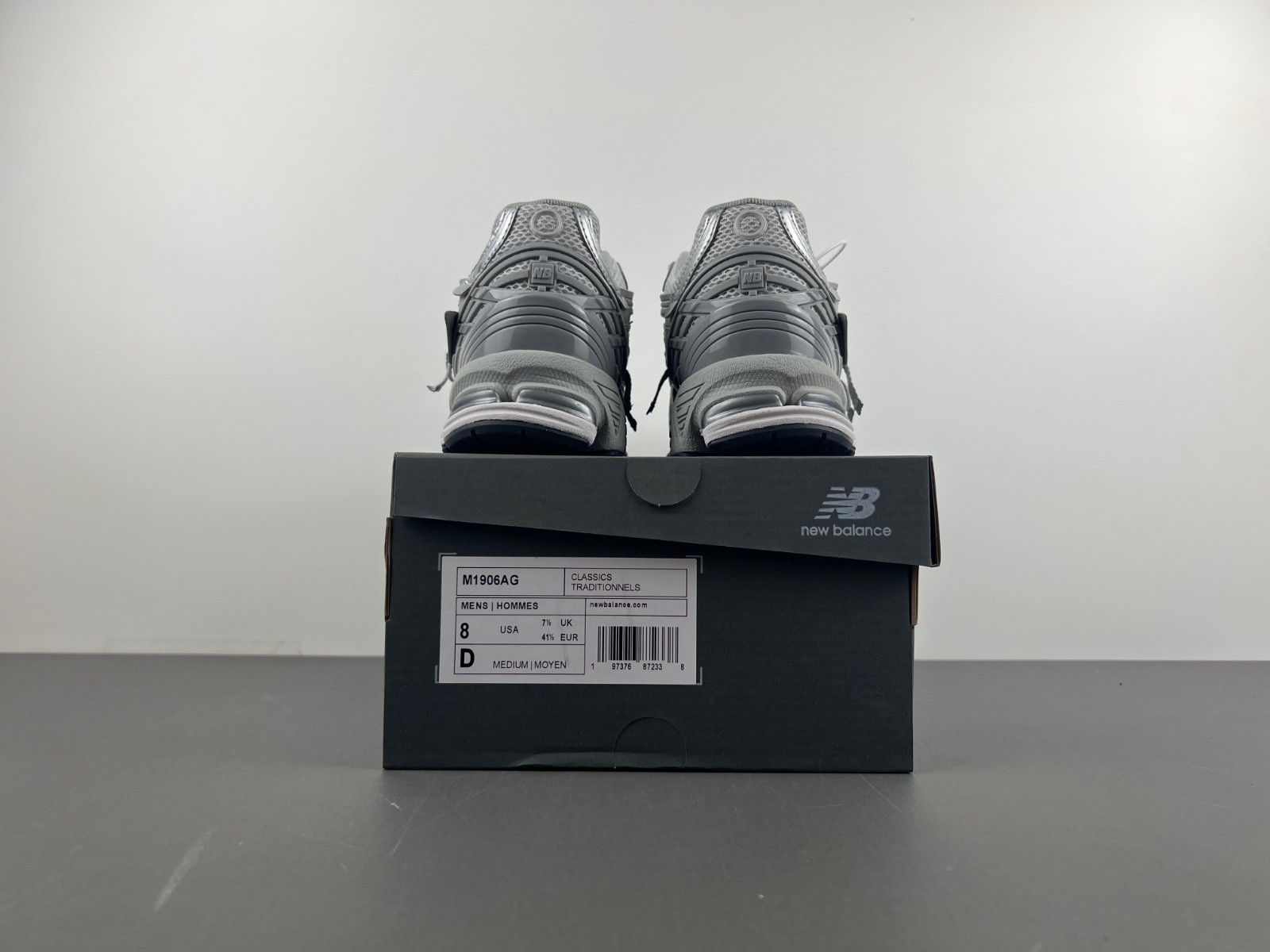 new Ba1an*e 1906a concrete silver metallic m1906ag