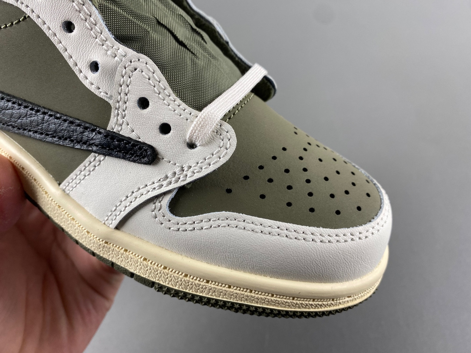 Jordan 1 Retro Low OG SP Travis Scott Medium Olive (PS) DO5442-200