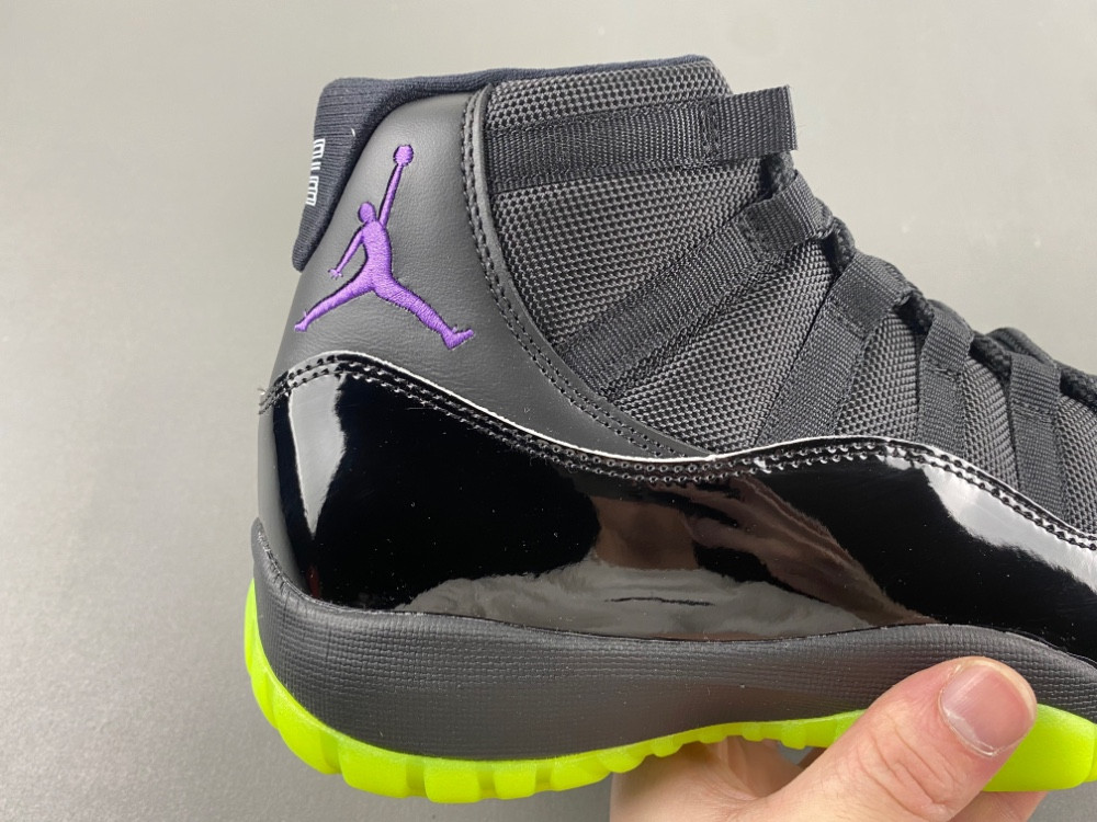 Air Jordan 11 GS Black/Barely Volt IB1378-001