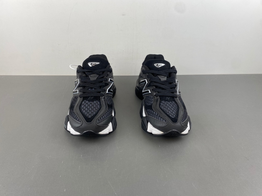 new Ba1an*e 9060 shoe palace black silver u9060pnr