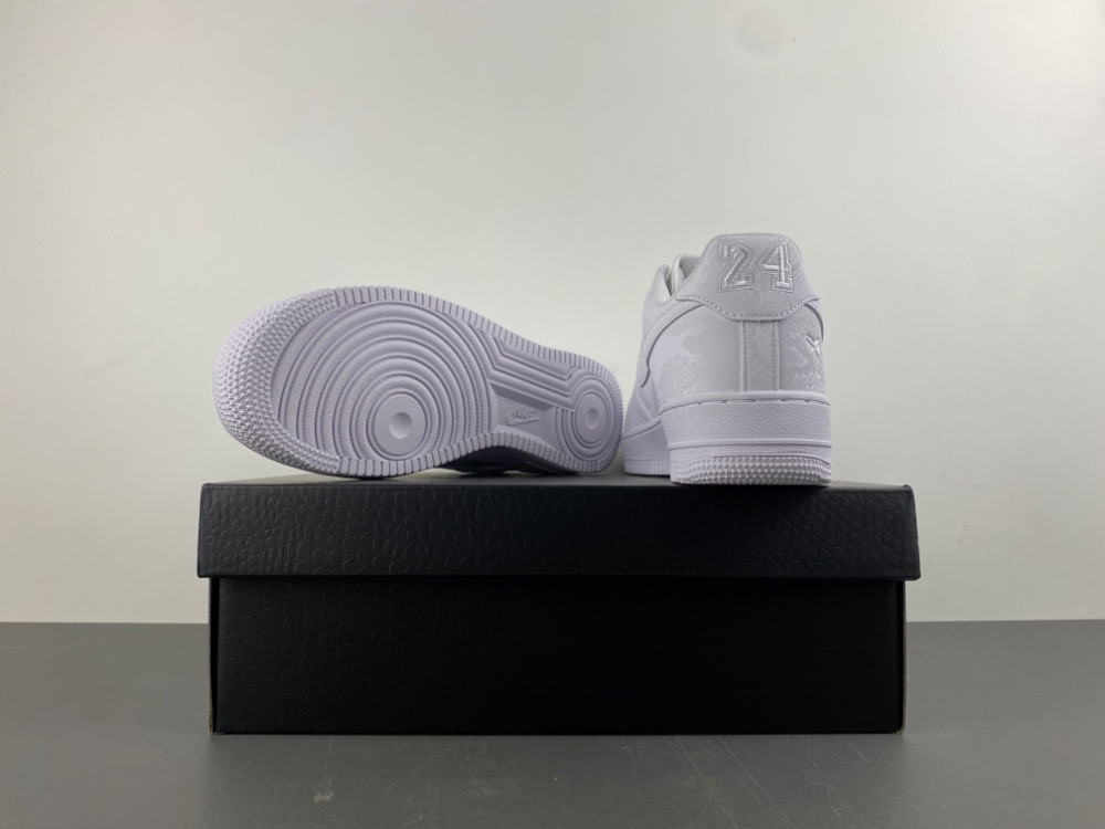 Kobe Bryant Nike Air Force 1 Low Triple White IB0018-100