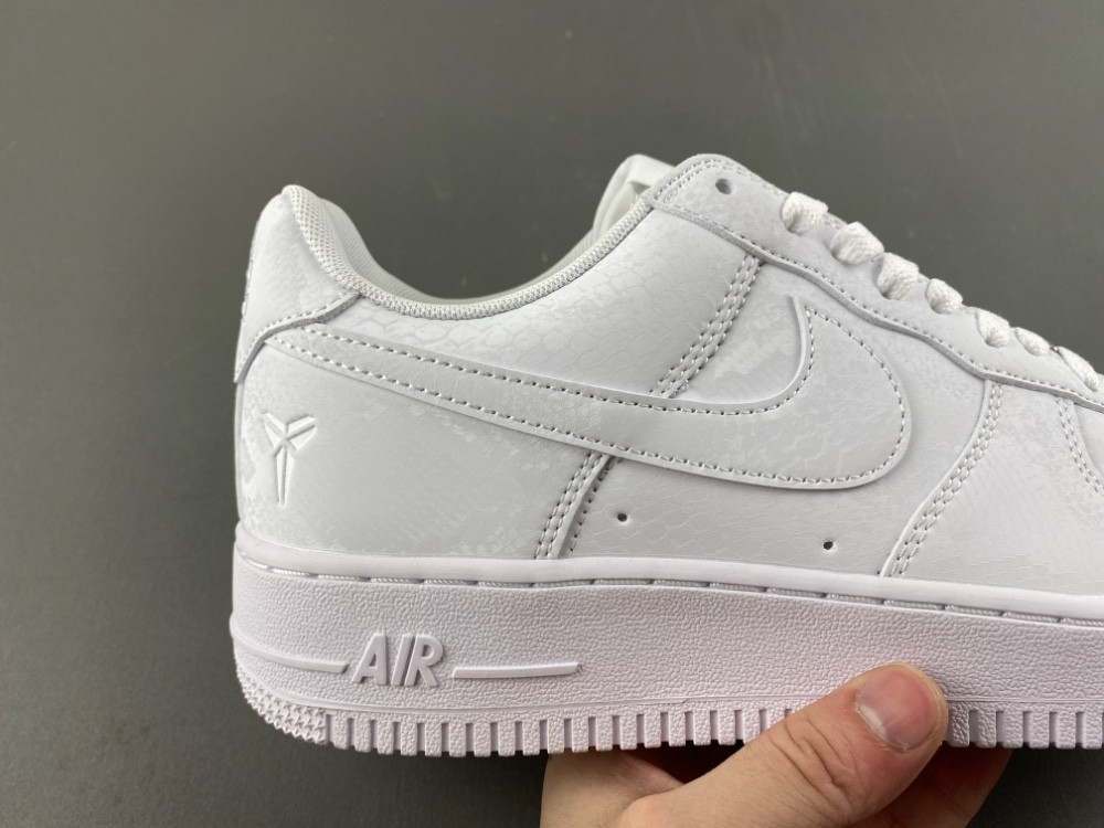 Kobe Bryant Nike Air Force 1 Low Triple White IB0018-100