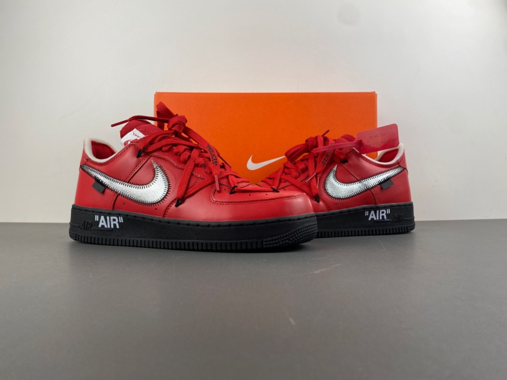 OFF-WHITE x Nike Air Force 1 “Crimson”