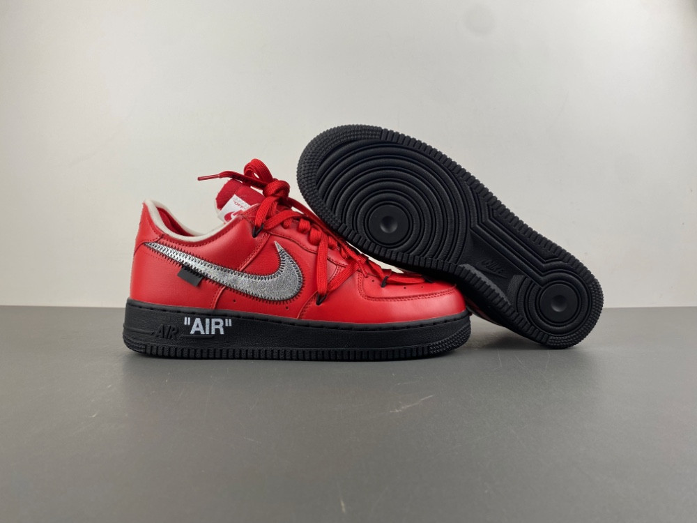 OFF-WHITE x Nike Air Force 1 “Crimson”