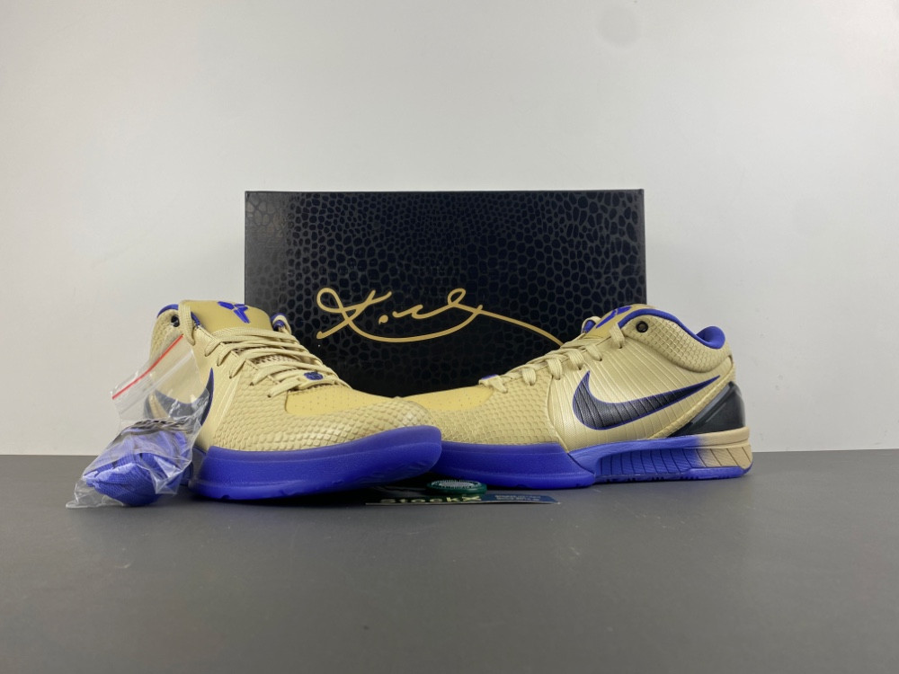 Nike Kobe 4 Protro FC Barcelona Team Gold Men