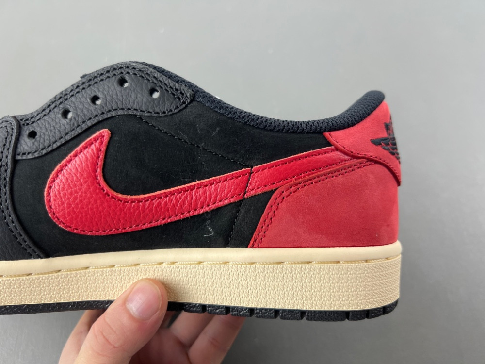 Travis Scott x Air Jordan 1 Low Black Red DM7866-061