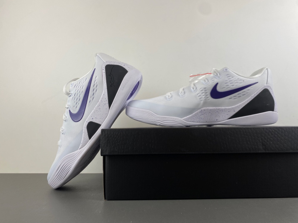 Nike Kobe 9 EM Low Protro White Court Purple IH1401-100