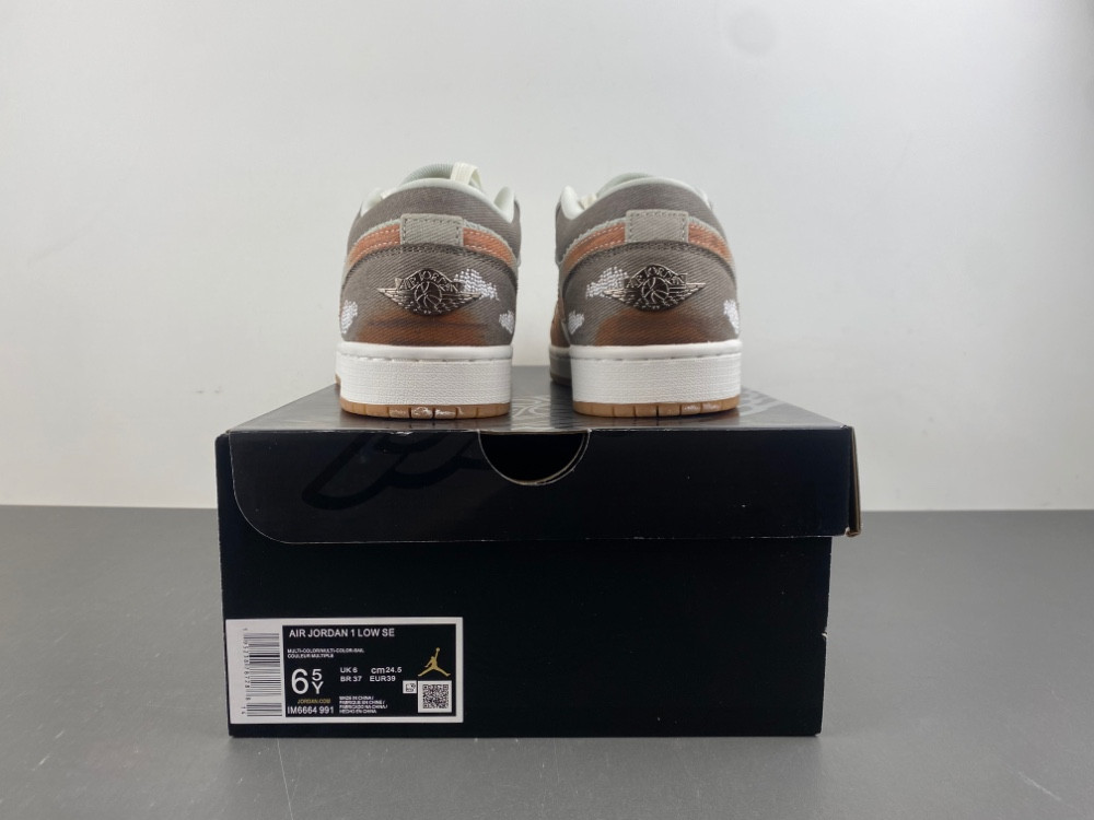 Jordan 1 Low SE Multi-Color Sail Light Bone IM6664- 991