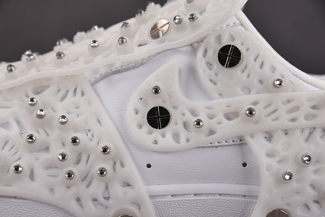 Nike Air Force 1 Low Swarovski Retroreflective Crystals White (Women