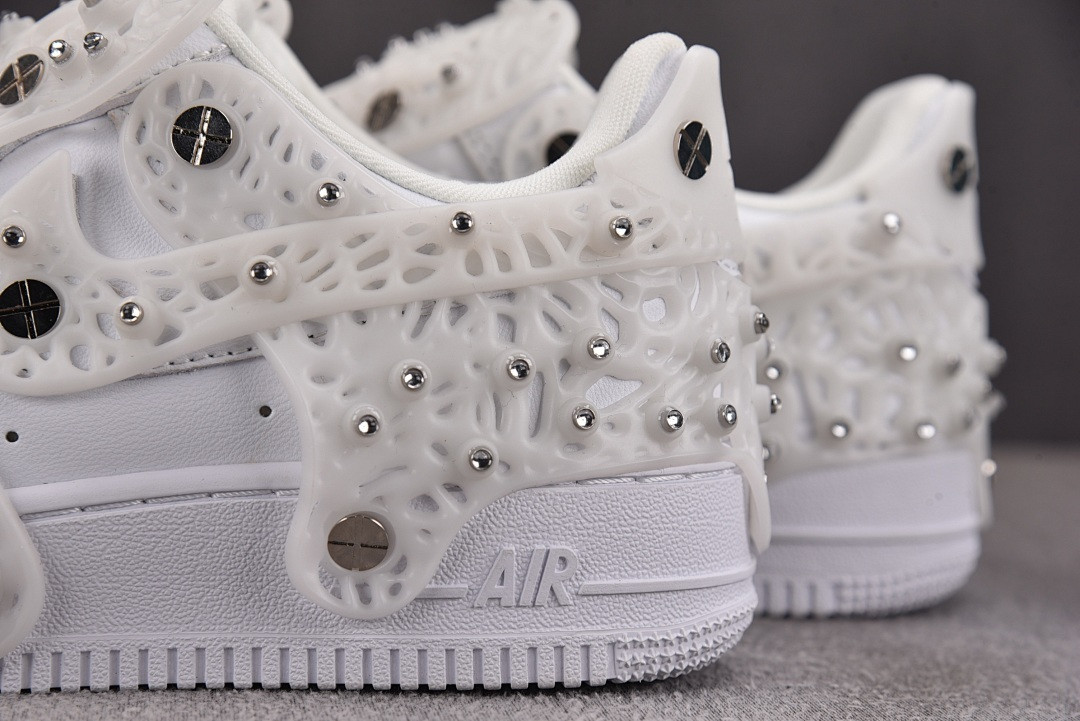 Nike Air Force 1 Low Swarovski Retroreflective Crystals White (Women