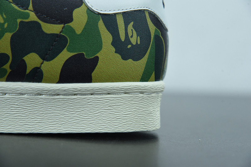 ad1d*s x bape S*perstar 80s camo green gz8981