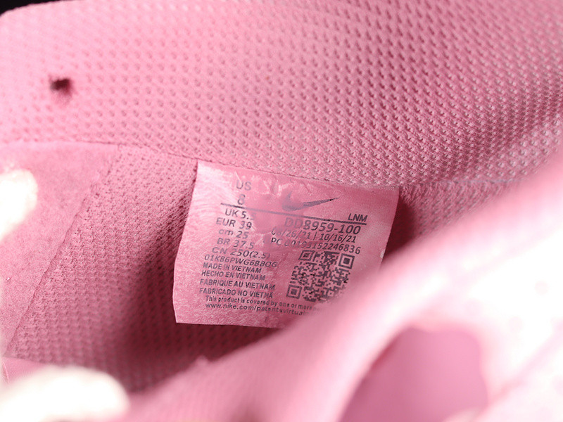 CHROMEHEARTS X AIR FORCE 1 LOW 07 PINK/PINK/WHITE DD8959-100