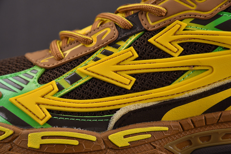 OWT Be Right Back Brown Yellow SNEAKERS