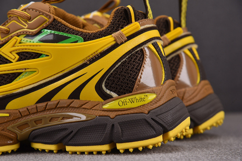 OWT Be Right Back Brown Yellow SNEAKERS