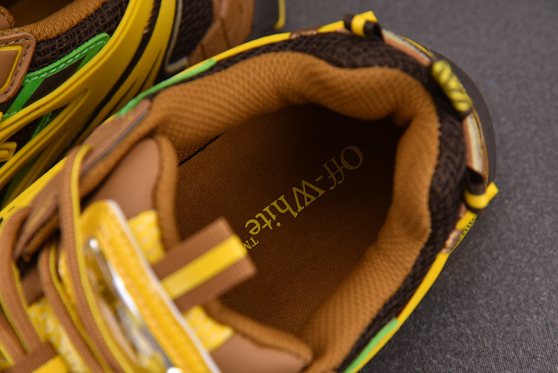 OWT Be Right Back Brown Yellow SNEAKERS