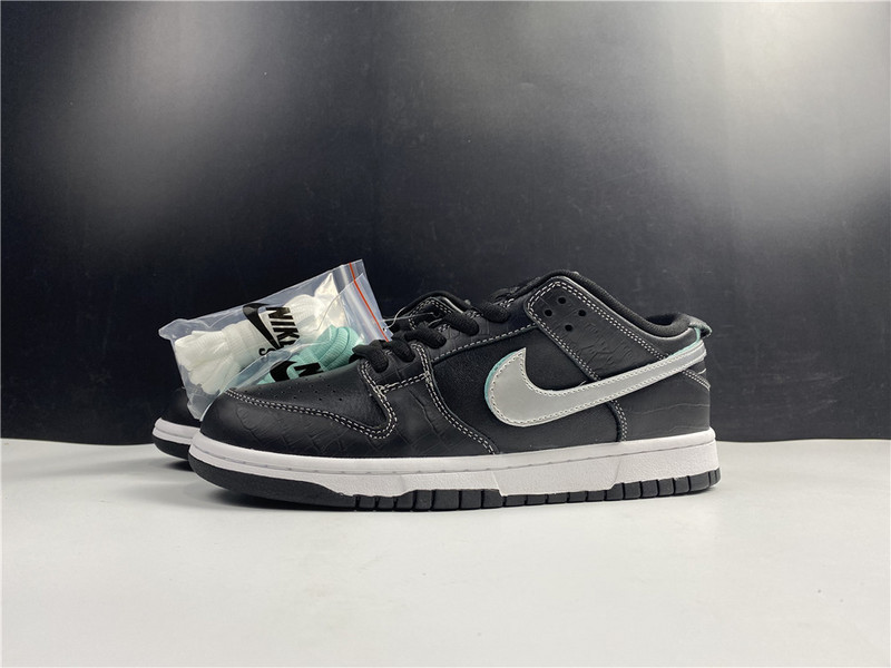 nike sb dunk low D1am0nd s*pply co black D1am0nd bv1310-001