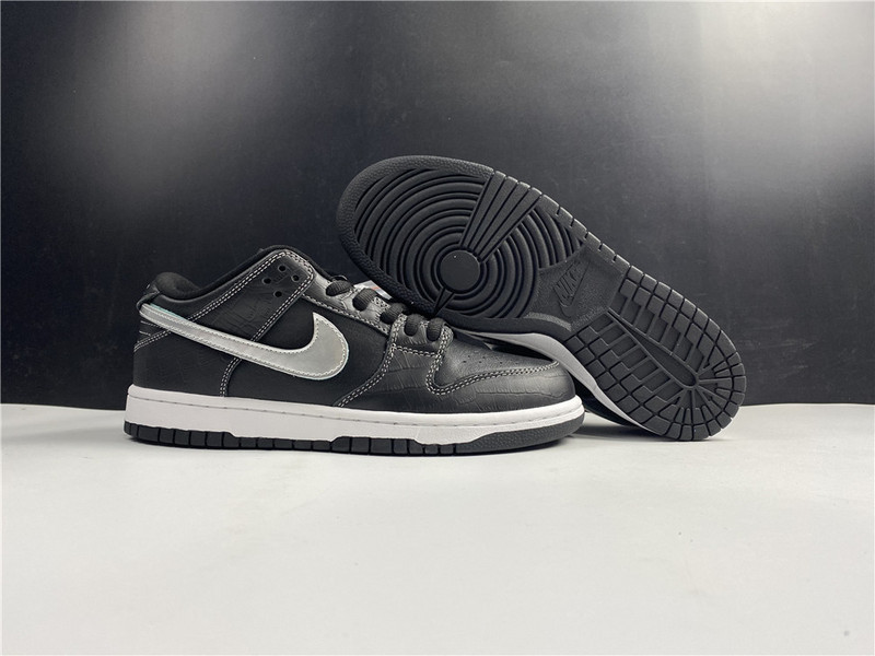 nike sb dunk low D1am0nd s*pply co black D1am0nd bv1310-001