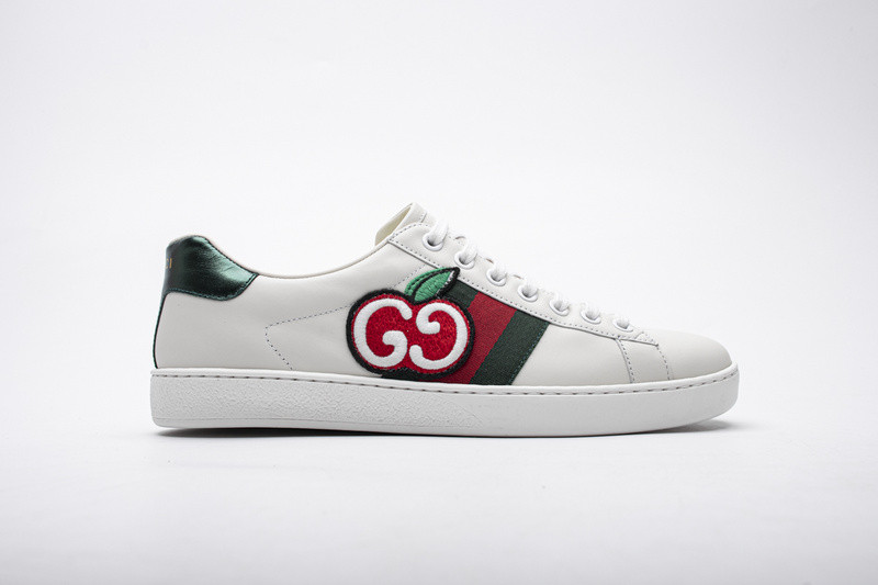 Gvc*1 low-top sneaker white with apple