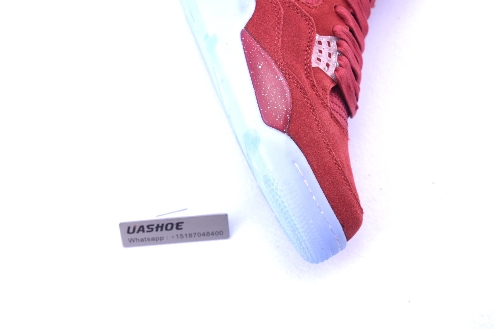 air jordan 4 retro claret red/white 1032076