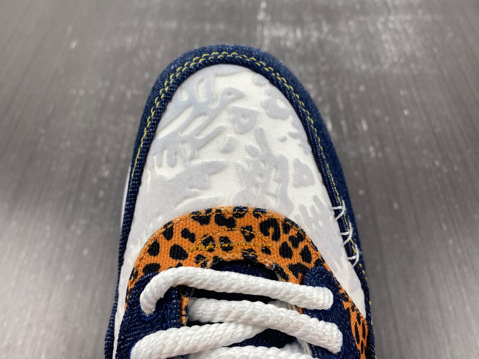 nike air max 1 premium denim leopard men
