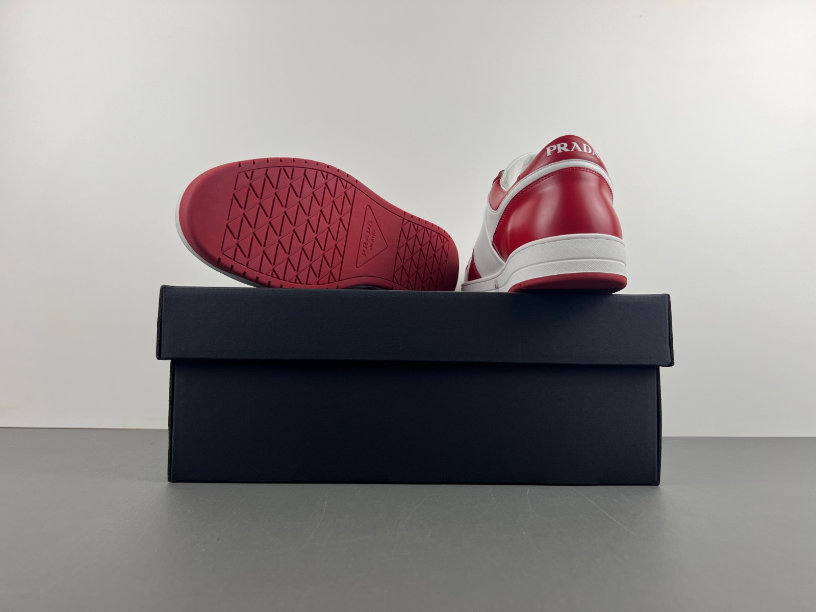 pra downtown leather sneakers