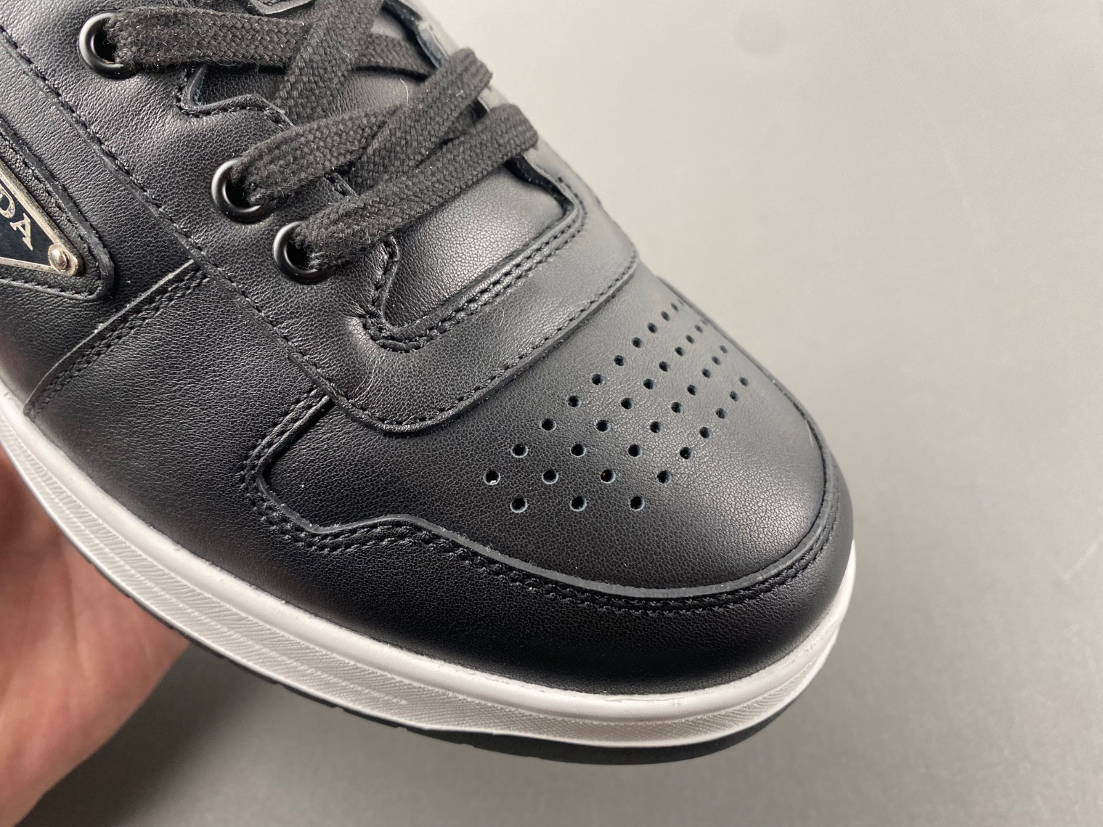 pra downtown leather sneakers