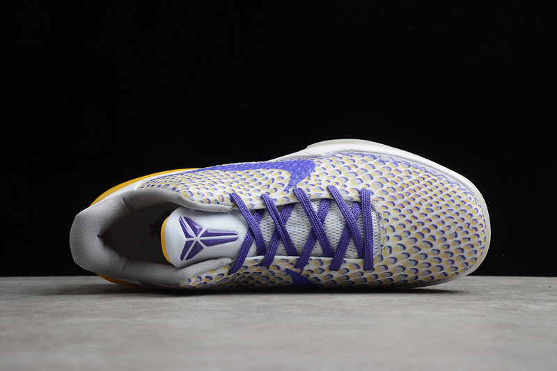new nike kobe vi 6 protro white purple yellow cw2190-105
