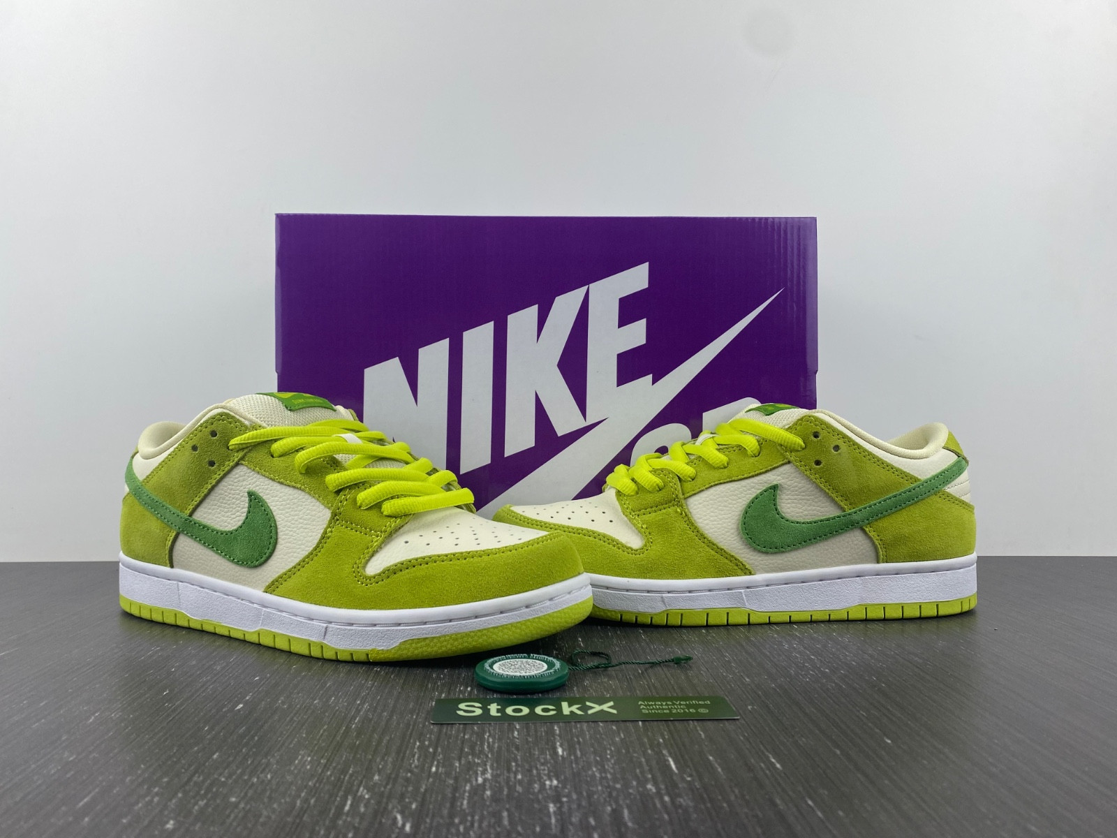 nike sb dunk low green apple - dm0807-300