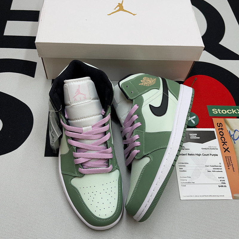jordan 1 mid dutch green (w) - cz0774-300
