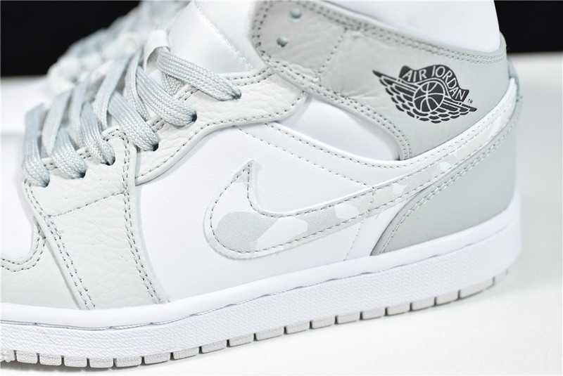 cspace air jordan 1 mid "grey camo" dc9035-100