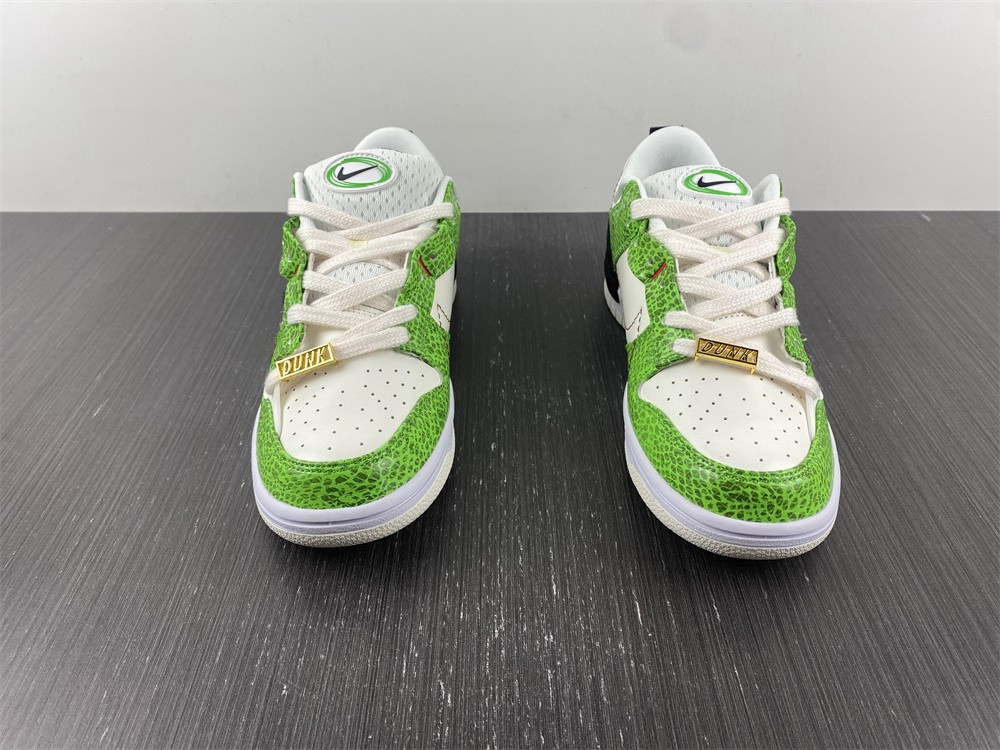nike dunk low disrupt 2 just do it snakeskin green (w) dv1491-101