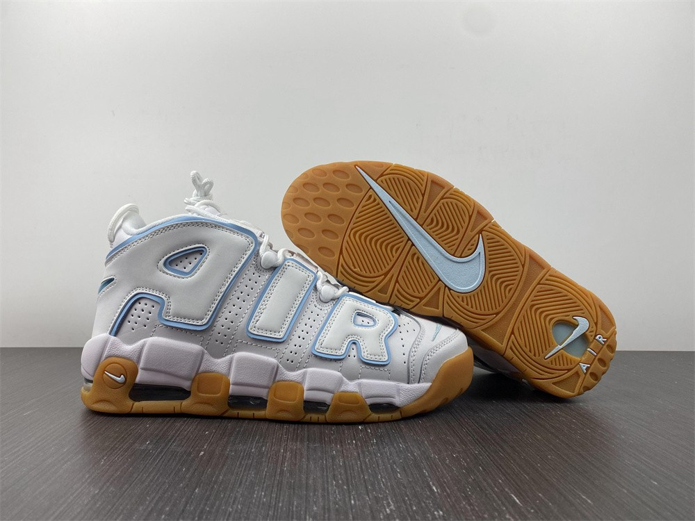 nike air more uptempo white aqua gum (gs) - 415082-107