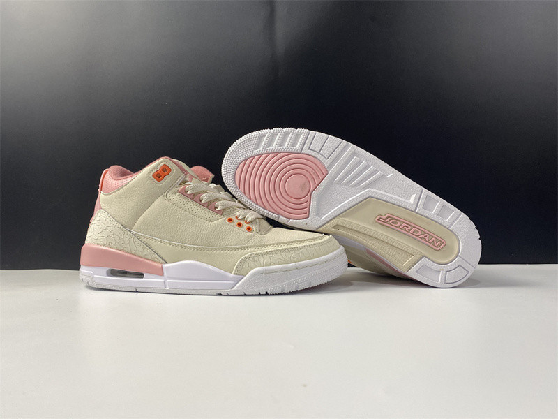 air jordan 3 sail pink ck9246-116