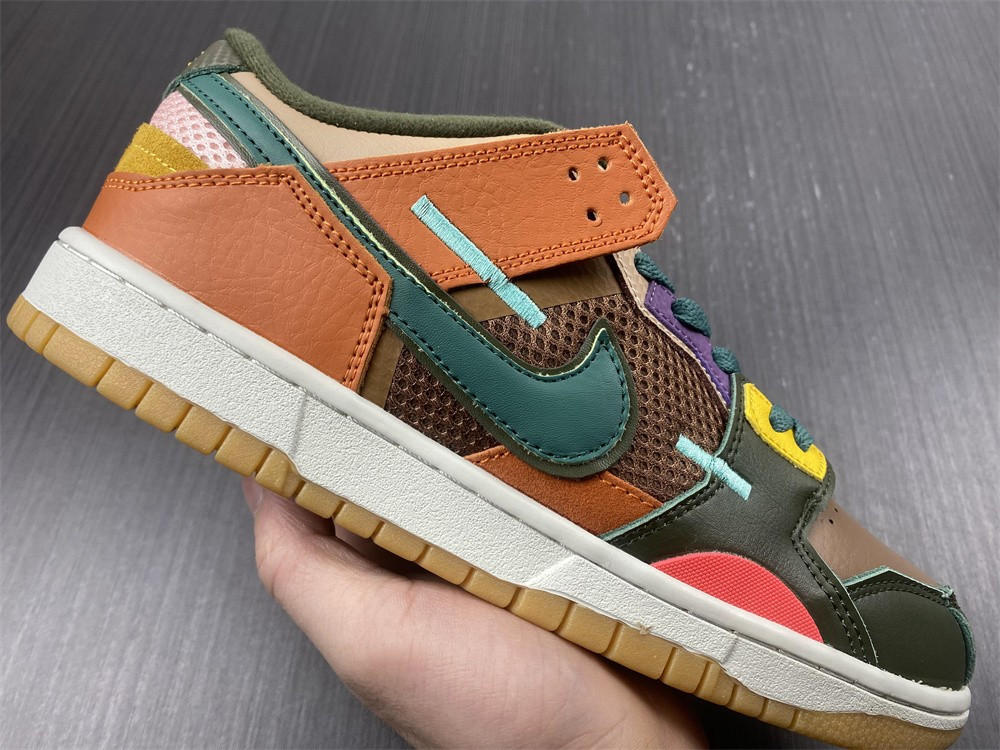 nike dunk low scrap archeo brown - db0500-200