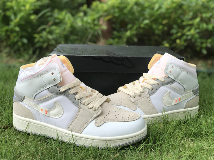 jordan 1 mid se craft inside out white grey dm9652-100