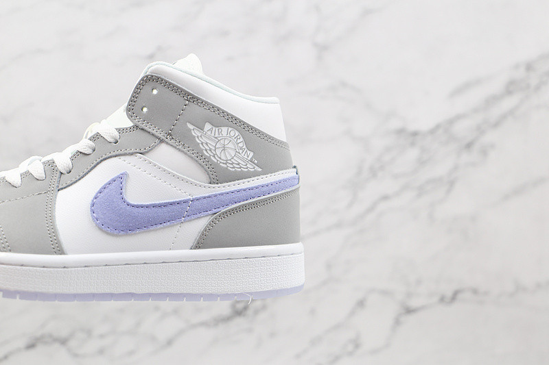 jordan 1 mid wolf grey aluminum (w) - bq6472-105