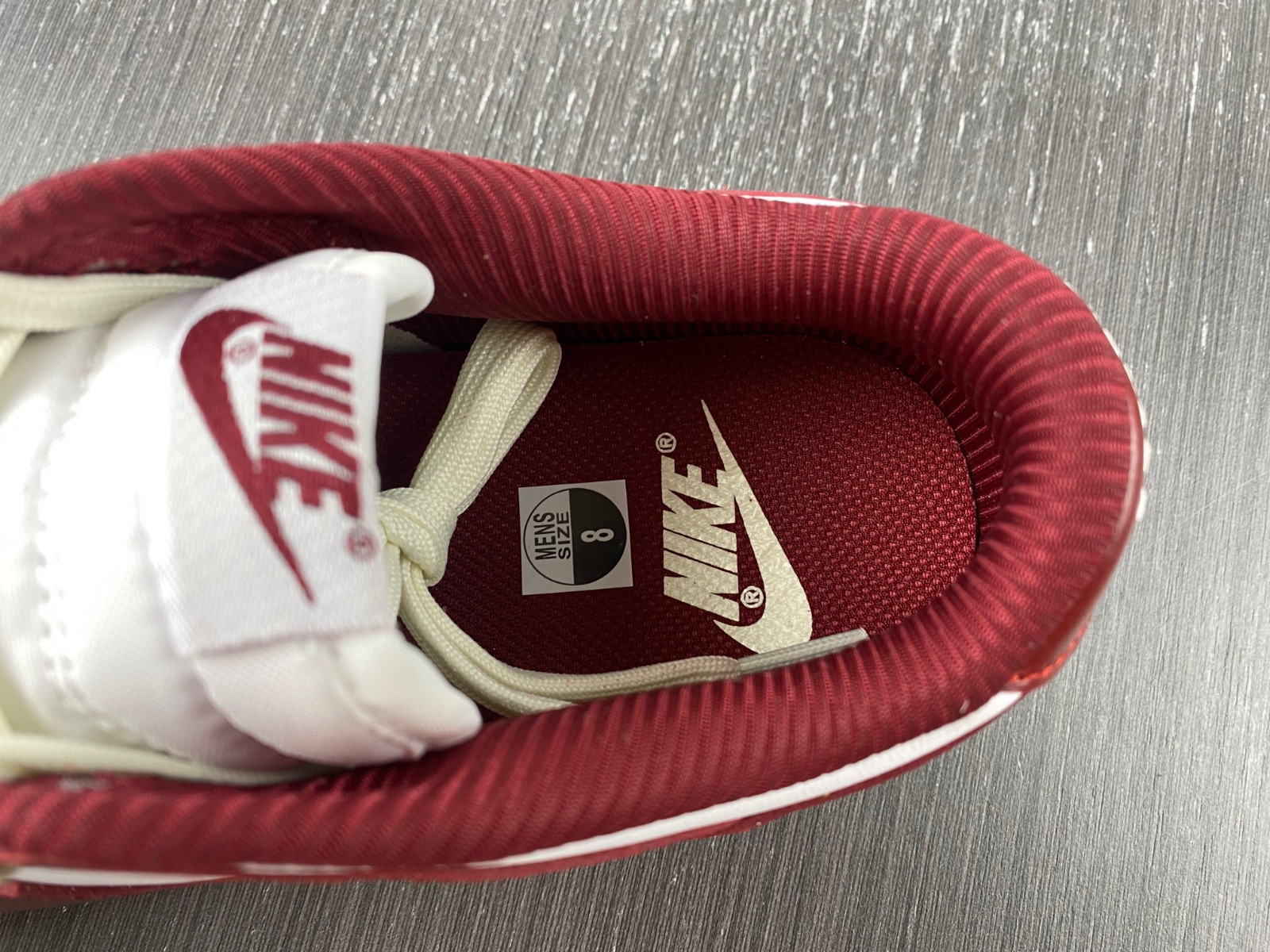nike dunk low prm vintage team red (women