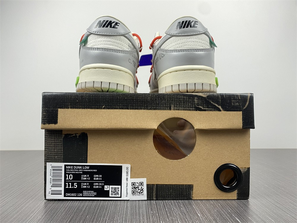 nike dunk low owt lot 23 - dm1602-126