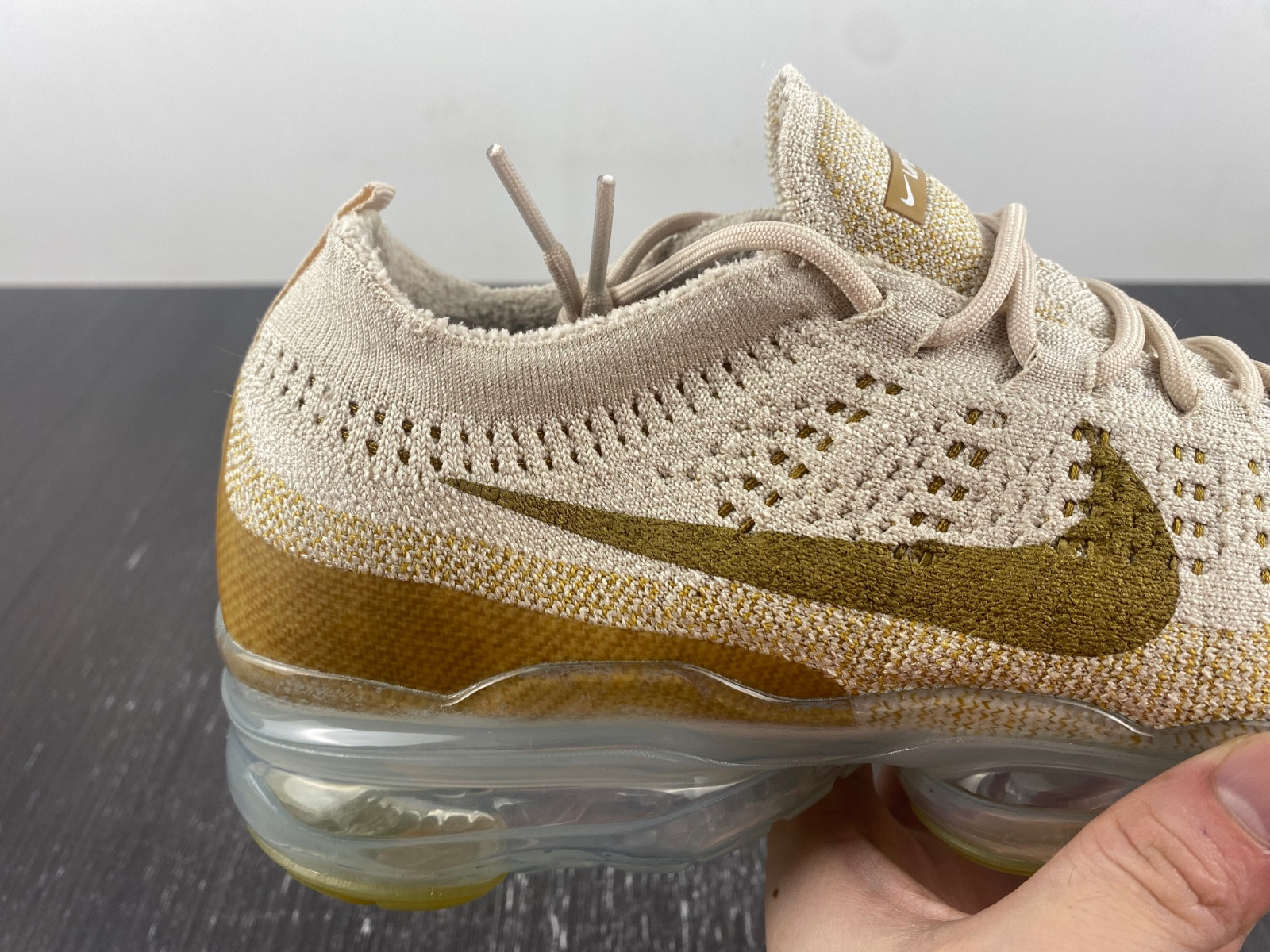 nike vapormax 2023 flyknit tan dv1678-100