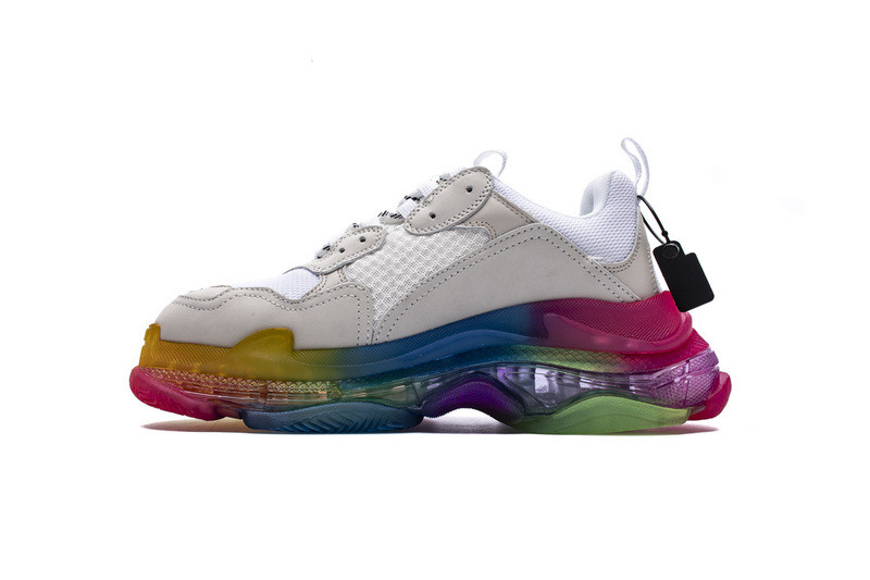Ba*len*cia*ga triple s colorful bottom