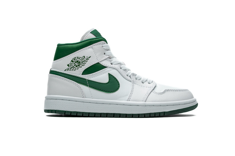 air jordan 1 mid white mystic green cd6759-103
