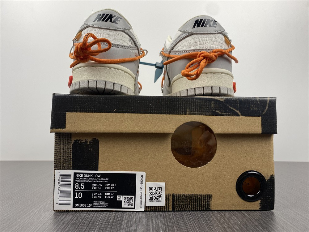owt x dunk low 