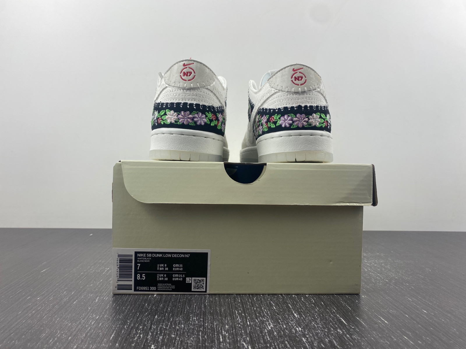 nike sb dunk low decon n7 black sail men
